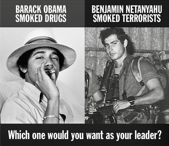 Obama-Smoked-Dope-Netanyahu-Smoked-Terro
