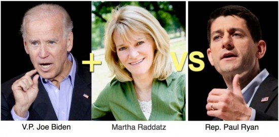 2 on 1: Martha Raddatz Teams Up With Biden Against Paul Ryan in Vice Presidential Debate - and Ryan STILL won.