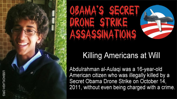 Obama kills Americans with Secret Drone Strikes