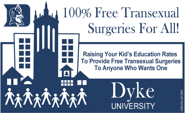Duke University Raising Student Rates to Provide Free Transexual Surgeries to Anyone Who Wants One