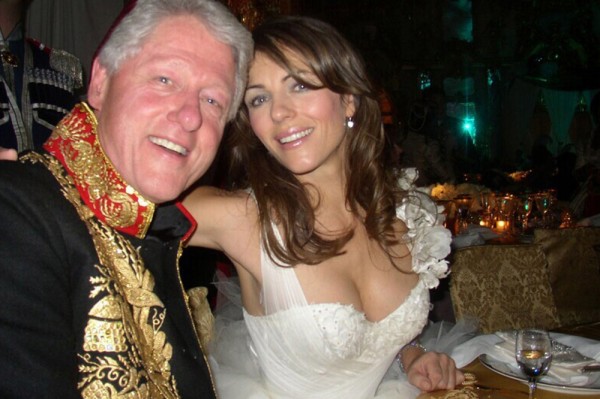 New Reports Say Womanizer Bill Clinton Had Hot & Heavy Affair With Elizabeth Hurley - Had Sex in White House Room Next to Hillary