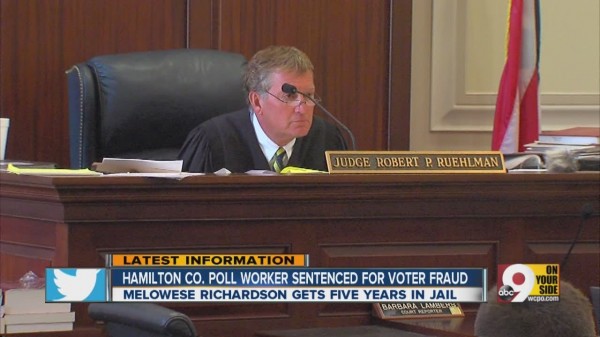 Criminal Ohio Poll Worker Melowese Richardson Who Voted For Obama "Multiple Times" Released From Prison 4 Years Early By Corrupt Judge