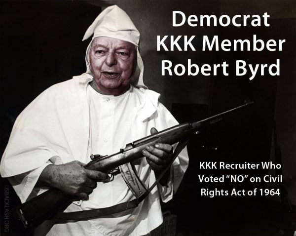 Democrat Party That Started the KKK & Has KKK Members Laughably Attacks Donald Trump For Being Racist 