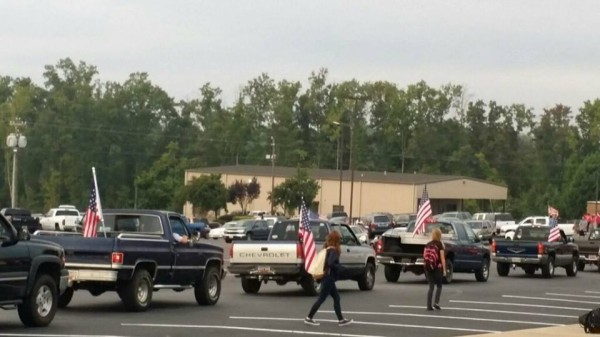 Brainless Woodruff High School Principal Aaron Fulmer Confiscates American Flags from Vehicles on 9/11