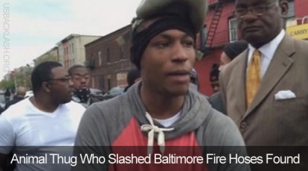 Piece of Shit Animal Who Cut Baltimore PD Fire Hose Finally Found
