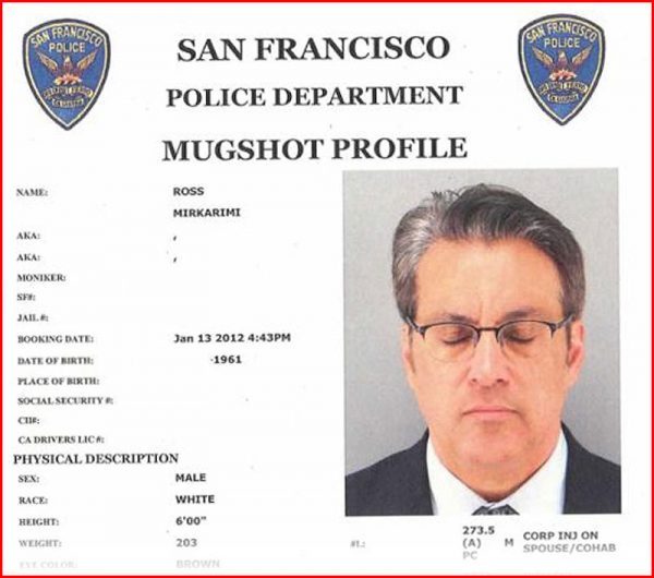 Corrupt and Inept Wife Beating San Francisco Sheriff Ross Mirkarimi Too Busy Clearing Own Criminal Record to Worry About Criminal Illegal Immigrant Murderers