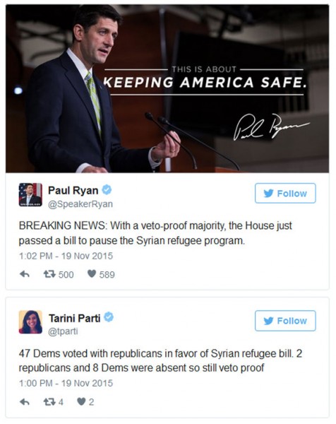 Paul-Ryan-Twitter-Post-Veto-Proof-Refugee-Vote