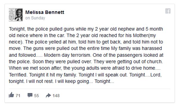 Video Shows Racist Black Assholes Made Up False Allegations St Louis Police Pointed Guns At Babies - Melissa Bennett Liar