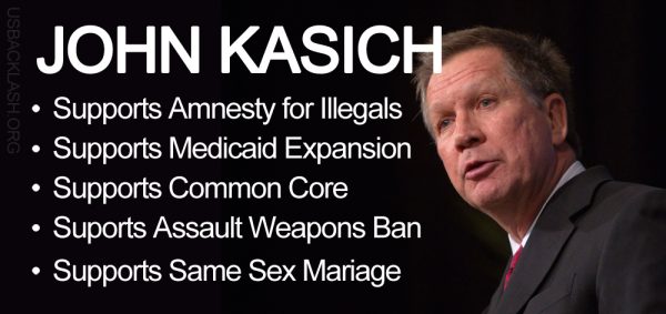 Dangerous Dumbass Fake Conservative John Kasich Kills Campaign By Promising Amnesty to Illegals Within First 100 Days in Office