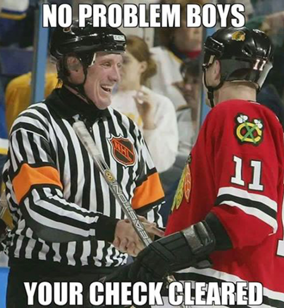 NHL Referees Bought By CHI Blackhawks