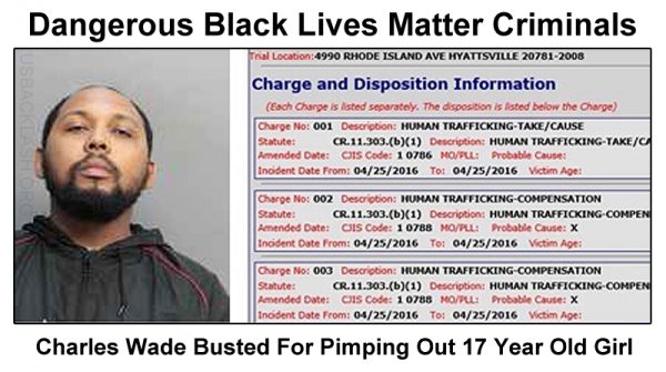 Racist Black Lives Matter Fundraiser Criminal Busted For Allegedly Pimping Out 17 Year Old Girl & Faces Up to 25 Years in Prison
