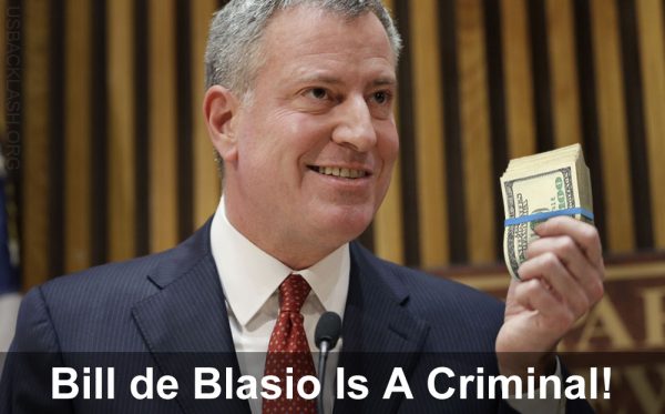 Corrupt NYC Mayor Bill de Blasio Declares Confidants Exempt From Public Disclosure Laws In Major Cover-Up of de Blasio Crimes