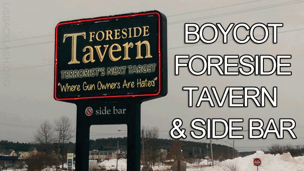 Boycott Started After Stupid Libtard Skank Maine Restaurant Owner Bans Americans Who Own Guns or Support Gun Ownership 