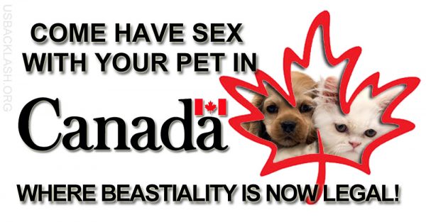 Canada's Weirdo Animal-Fucking Supreme Court Legalizes Bestiality & Oral Sex With Pets