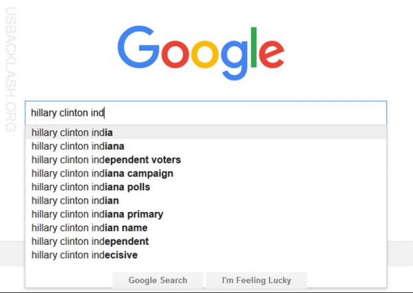 Google-Skews-Search-Results-In-Favor-For-Clinton