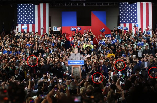 Once Again Size of Hillary Campaign Stop Crowd Wildly Exaggerated In Badly Photoshopped Tweet Images
