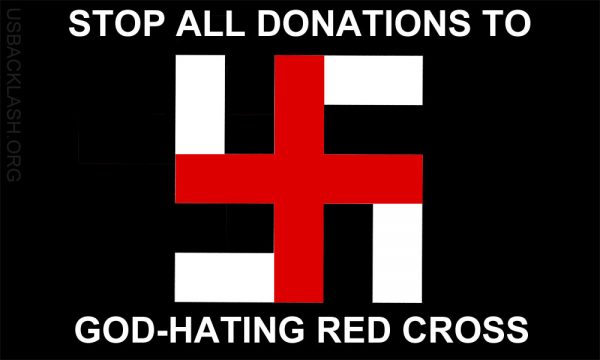 God-Hating Red Cross Losers Kick Out Anyone Preaying or Holding Bible - Praying Not Allowed in Red Cross Shelters