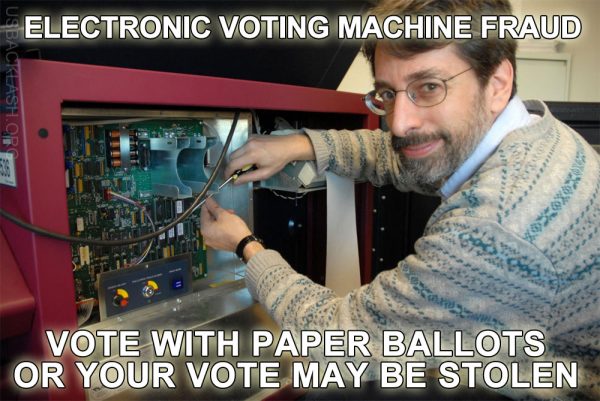 Avoid Election Machine Voter Fraud This Election - Use Paper Ballots Instead of Electronic Voting Machines