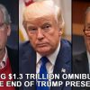PRESIDENT TRUMP BETTER NOT SIGN $1.3 TRILLION OMNIBUS BILL OR LOSE SUPPORT OF MILLIONS & NEXT ELECTION