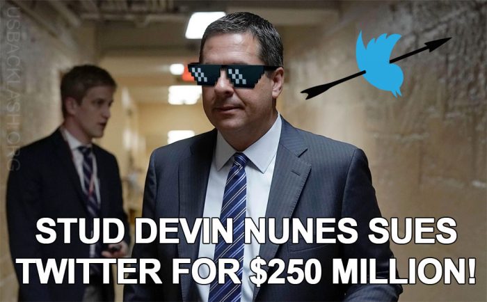 Stud Devin Nunes Sues Twitter For Over $250 Million After Social Media Service Interfered In Elections